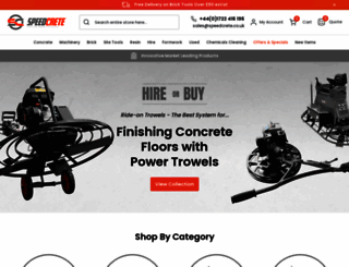 speedcrete.co.uk screenshot