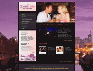 speeddatephiladelphia.com screenshot