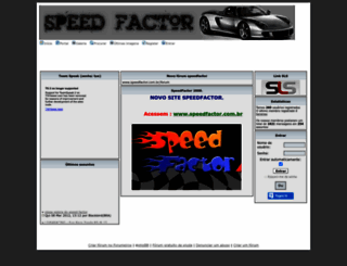 speedfactor.forumeiros.com screenshot