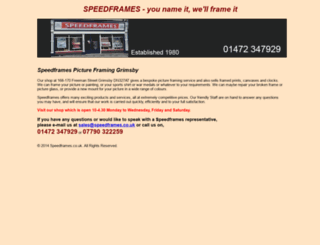 speedframes.co.uk screenshot