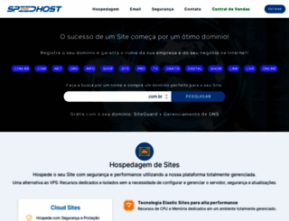 speedhost.com.br screenshot