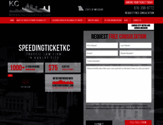 speedingticketkc.com screenshot