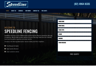 speedlinefencing.com.au screenshot