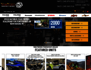 speednationpowersports.com screenshot