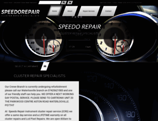 speedorepair.co.uk screenshot