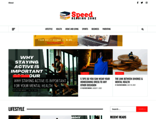 speedreadingzone.com screenshot