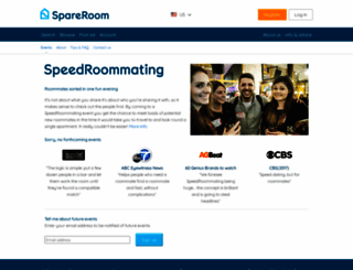 speedroommating.com screenshot