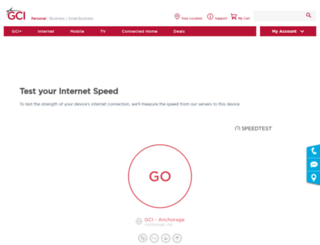 speedtest.gci.net screenshot