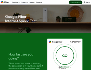 speedtest.googlefiber.net screenshot