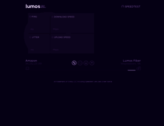 speedtest.lumos.net screenshot