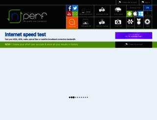 speedtest.orange.ci screenshot