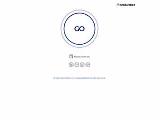speedtest.tds.net screenshot