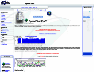 speedtestpro.net screenshot