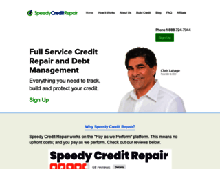 speedycreditrepair.com screenshot
