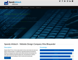 speedyinfotech.com screenshot