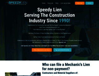 speedylieninc.com screenshot