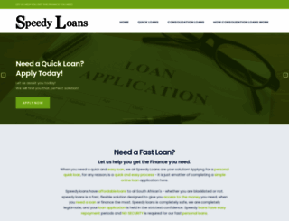speedyloans.co.za screenshot