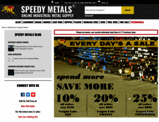 speedymetals.com screenshot