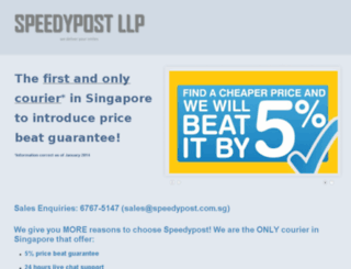 speedypost.com.sg screenshot