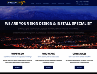 speedysignandbanner.com screenshot
