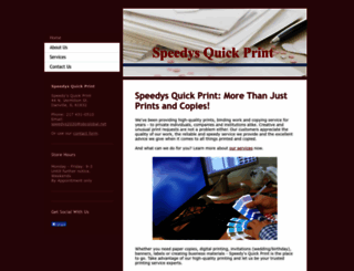 speedysquickprint.com screenshot