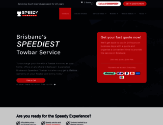 speedytowbars.com.au screenshot