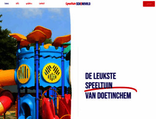 speeltuinschoneveld.nl screenshot