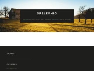 speleo-bg.com screenshot