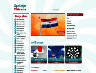 spelletjesplein.nl screenshot