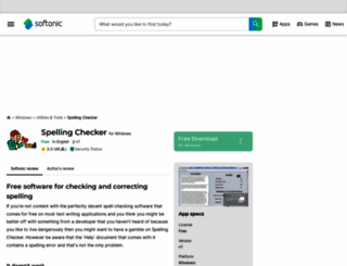 spelling-checker.en.softonic.com screenshot