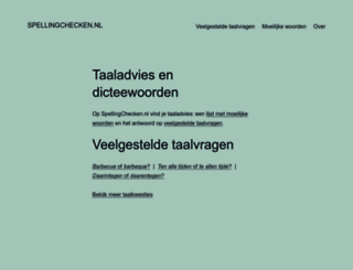 spellingchecken.nl screenshot