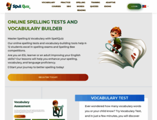 spellquiz.com screenshot