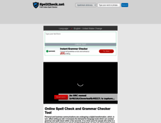 spellweb.com screenshot