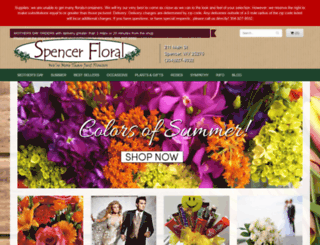 spencer-floral.com screenshot