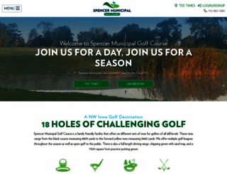 spencermunigolf.com screenshot