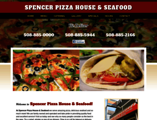 spencerpizzahouse.com screenshot