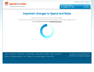 spendandraise.com screenshot
