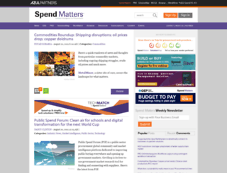 spendmatterspro.com screenshot