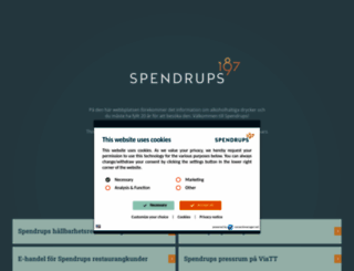 spendrups.se screenshot