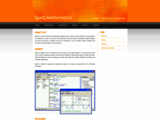 speqmath.com screenshot