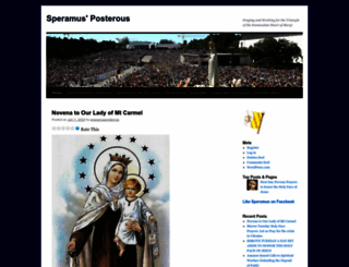 speramusposterous.wordpress.com screenshot