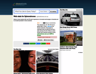 spheredrones.com.au.clearwebstats.com screenshot