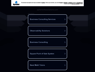 sphereinfosolutions.com screenshot