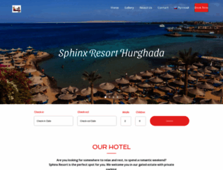 sphinx-resort.com screenshot
