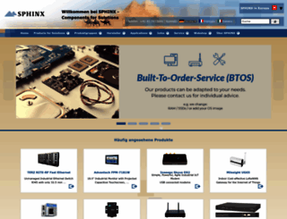 sphinxconnect.ch screenshot