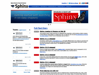 sphinxsearch.com screenshot