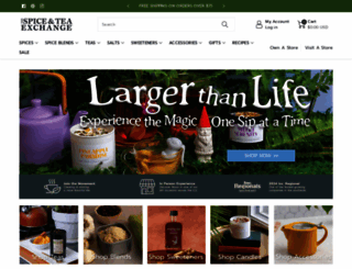 spiceandtea.com screenshot