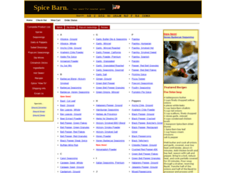 spicebarn.com screenshot