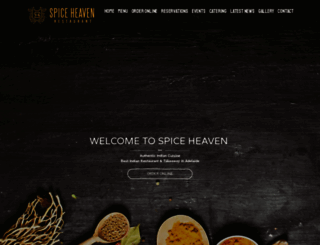 spiceheaven.com.au screenshot