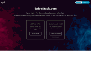 spicestack.com screenshot